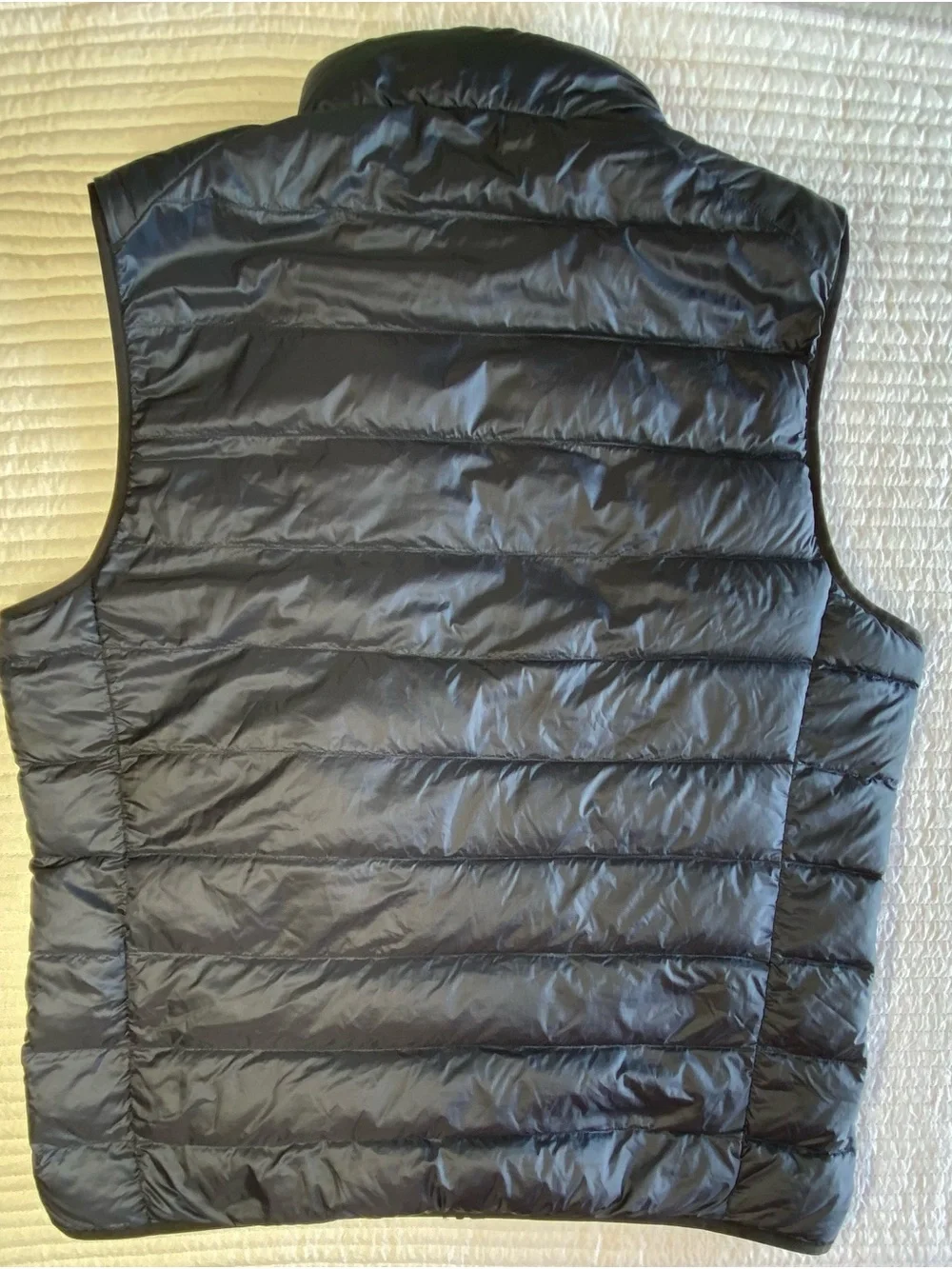 Uniqlo Men's Navy Quilted Puffer Vest